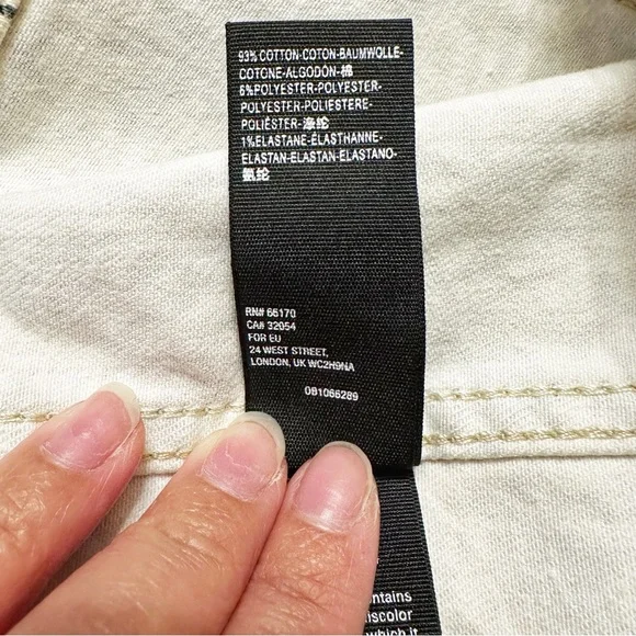 Free People Modern Femme Floral Denim Skirt Size 12 - Picture 6 of 6